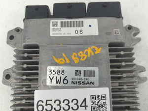 2020-2022 Nissan Sentra PCM Engine Control Computer ECU ECM PCU OEM P/N:NEC048-692 Fits Fits 2020 2021 2022 OEM Used Auto Parts