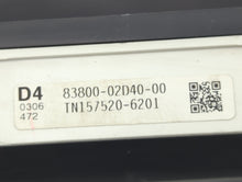 2004-2008 Toyota Corolla Instrument Cluster Speedometer Gauges P/N:83800-02D40-00 Fits Fits 2004 2005 2006 2007 2008 OEM Used Auto Parts