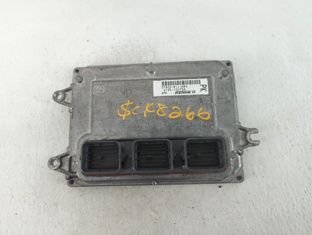 2014-2015 Honda Civic PCM Engine Control Computer ECU ECM PCU OEM P/N:37820-R1J-A84 Fits Fits 2014 2015 OEM Used Auto Parts