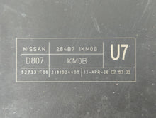 2013-2019 Nissan Sentra Fusebox Fuse Box Panel Relay Module P/N:284B7 1KM0B Fits Fits 2013 2014 2015 2016 2017 2018 2019 OEM Used Auto Parts