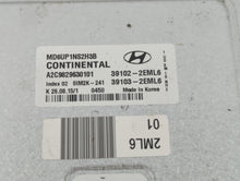 2014-2016 Hyundai Elantra PCM Engine Control Computer ECU ECM PCU OEM P/N:39103-2EML6 39102-2EML6 Fits Fits 2014 2015 2016 OEM Used Auto Parts