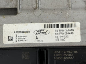 2017-2019 Ford Escape PCM Engine Control Computer ECU ECM PCU OEM P/N:HJ5A-12A650-MA Fits Fits 2017 2018 2019 OEM Used Auto Parts