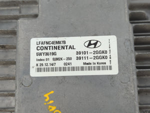 2015-2017 Hyundai Sonata PCM Engine Control Computer ECU ECM PCU OEM P/N:39101-2GGK0 Fits Fits 2015 2016 2017 OEM Used Auto Parts