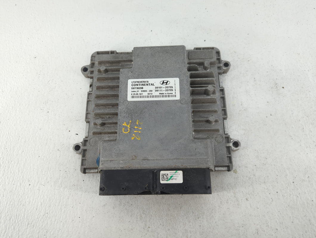 2015-2017 Hyundai Sonata PCM Engine Control Computer ECU ECM PCU OEM P/N:39101-2GTE5 Fits Fits 2015 2016 2017 OEM Used Auto Parts