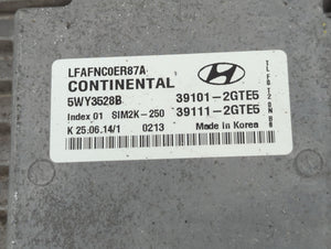 2015-2017 Hyundai Sonata PCM Engine Control Computer ECU ECM PCU OEM P/N:39101-2GTE5 Fits Fits 2015 2016 2017 OEM Used Auto Parts