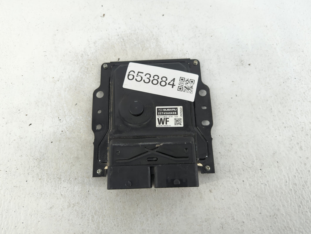 2017 Subaru Legacy PCM Engine Control Computer ECU ECM PCU OEM P/N:TN112800-4191 12V 22765AK48B Fits OEM Used Auto Parts