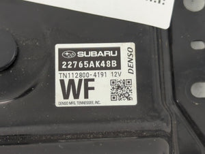 2017 Subaru Legacy PCM Engine Control Computer ECU ECM PCU OEM P/N:TN112800-4191 12V 22765AK48B Fits OEM Used Auto Parts