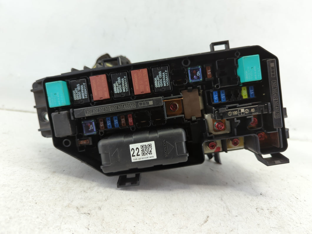 2008-2010 Honda Accord Fusebox Fuse Box Panel Relay Module P/N:803061905 TA6-A0 Fits Fits 2008 2009 2010 OEM Used Auto Parts