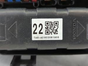 2008-2010 Honda Accord Fusebox Fuse Box Panel Relay Module P/N:803061905 TA6-A0 Fits Fits 2008 2009 2010 OEM Used Auto Parts