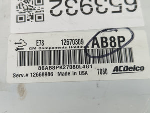 2017-2021 Chevrolet Trax PCM Engine Control Computer ECU ECM PCU OEM P/N:12685776 12668986 Fits Fits 2017 2018 2019 2020 2021 OEM Used Auto Parts