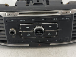 2013-2015 Honda Accord Radio AM FM Cd Player Receiver Replacement P/N:39100-T2A-A320 Fits Fits 2013 2014 2015 OEM Used Auto Parts