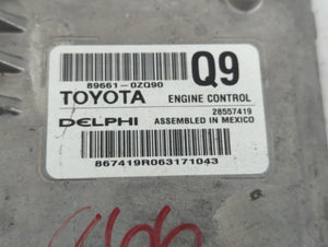 2017-2019 Toyota Corolla PCM Engine Control Computer ECU ECM PCU OEM P/N:89661-0ZQ90 Fits Fits 2017 2018 2019 OEM Used Auto Parts