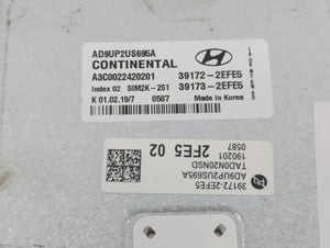 2017-2019 Hyundai Elantra PCM Engine Control Computer ECU ECM PCU OEM P/N:39172-2EFE5 39173-2EFE5 Fits Fits 2017 2018 2019 OEM Used Auto Parts