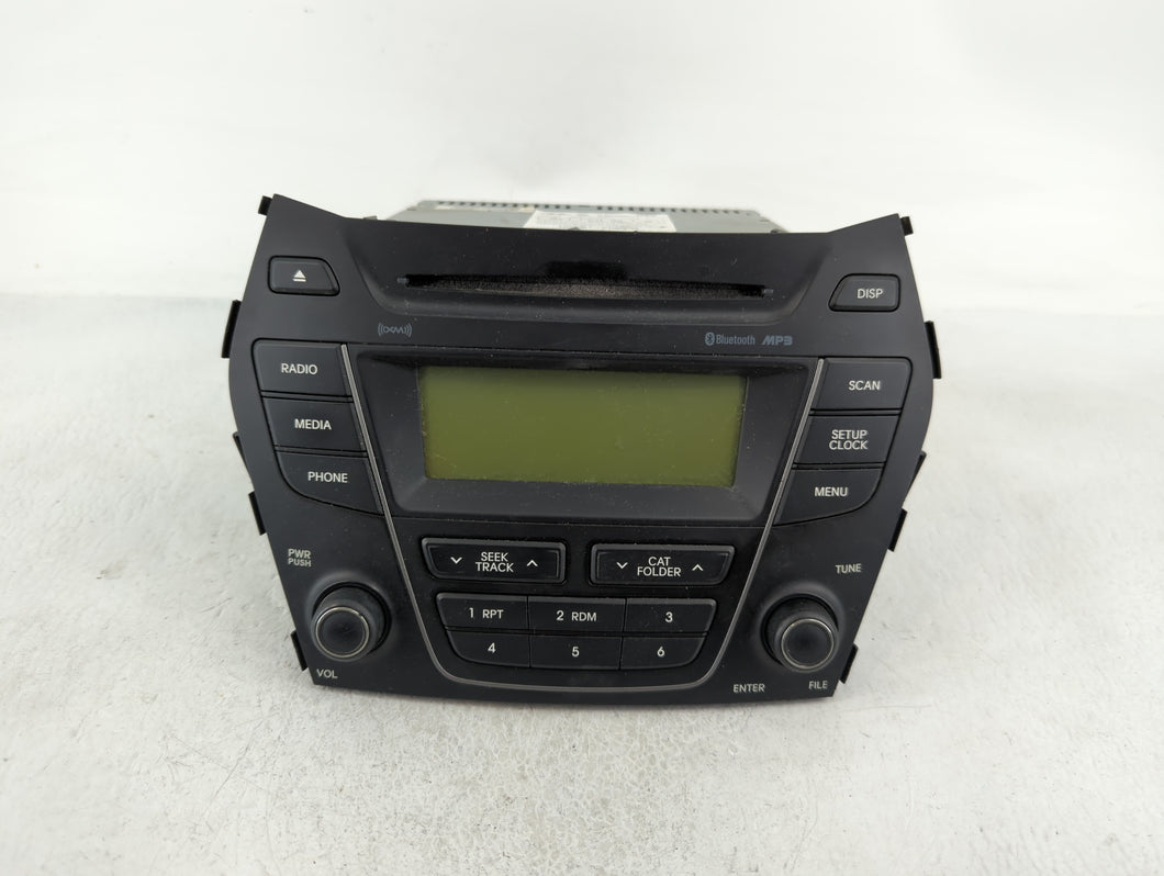 2013-2014 Hyundai Santa Fe Radio AM FM Cd Player Receiver Replacement P/N:96170-4Z1004X Fits Fits 2013 2014 OEM Used Auto Parts