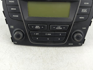 2013-2014 Hyundai Santa Fe Radio AM FM Cd Player Receiver Replacement P/N:96170-4Z1004X Fits Fits 2013 2014 OEM Used Auto Parts