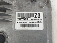 2015-2016 Toyota Corolla PCM Engine Control Computer ECU ECM PCU OEM P/N:89661-0Z630 Fits Fits 2015 2016 OEM Used Auto Parts