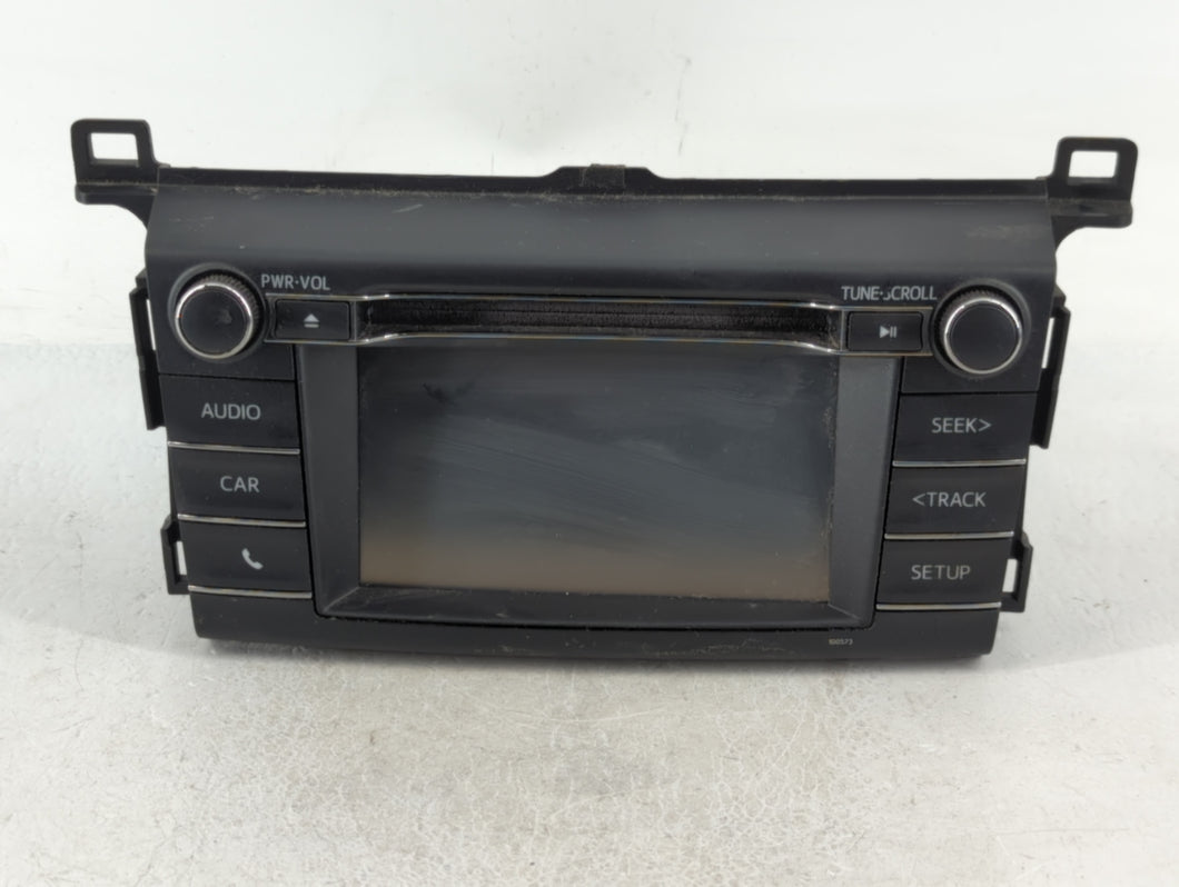 2016-2018 Toyota Rav4 Radio AM FM Cd Player Receiver Replacement P/N:86140-42110 Fits Fits 2016 2017 2018 OEM Used Auto Parts