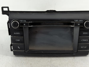 2016-2018 Toyota Rav4 Radio AM FM Cd Player Receiver Replacement P/N:86140-42110 Fits Fits 2016 2017 2018 OEM Used Auto Parts