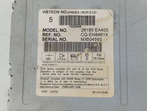 2005-2006 Nissan Frontier Radio AM FM Cd Player Receiver Replacement P/N:VP6NEX-18C815-CD 28185 EA400 Fits Fits 2005 2006 2007 OEM Used Auto Parts