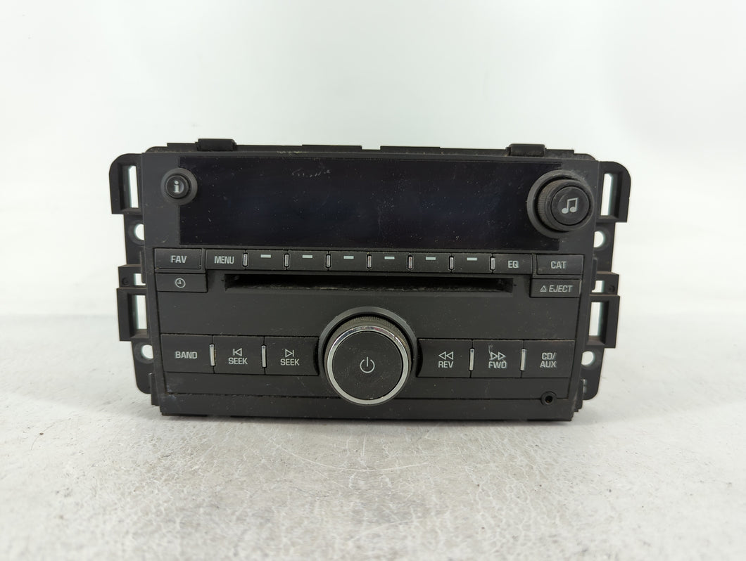 2009-2010 Chevrolet Impala Radio AM FM Cd Player Receiver Replacement P/N:123000-1950B101 20756285 Fits Fits 2009 2010 OEM Used Auto Parts