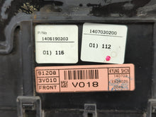 2014 Hyundai Azera Fusebox Fuse Box Panel Relay Module P/N:91208-3V010 1402140365 Fits OEM Used Auto Parts