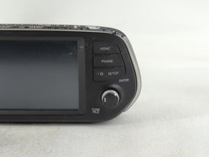 2019-2020 Hyundai Santa Fe Radio AM FM Cd Player Receiver Replacement P/N:96160-S2000VCS Fits Fits 2019 2020 OEM Used Auto Parts