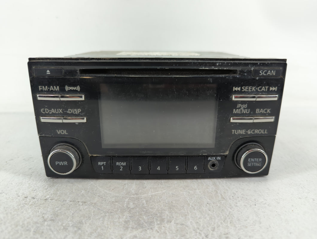 2012-2015 Nissan Rogue Radio AM FM Cd Player Receiver Replacement P/N:28185 1VX1A Fits Fits 2012 2013 2014 2015 OEM Used Auto Parts