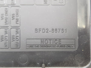 2010-2013 Mazda 3 Fusebox Fuse Box Relay Module Tipm Bfd2-66761