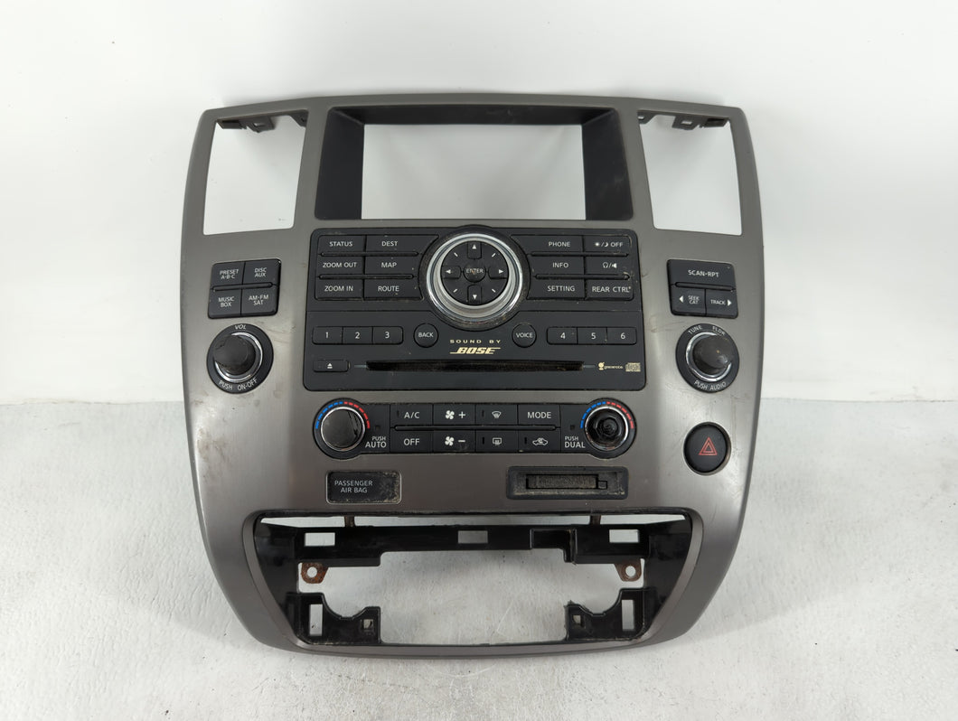 2008-2012 Nissan Armada Radio AM FM Cd Player Receiver Replacement P/N:25915ZQ32C 96160-B0010WK Fits OEM Used Auto Parts