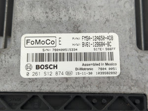 2013-2018 Ford Focus PCM Engine Control Computer ECU ECM PCU OEM P/N:FM5A-12A650-ADB 0 261 S12 874 Fits OEM Used Auto Parts