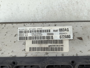 2008 Dodge Dakota PCM Engine Control Computer ECU ECM PCU OEM P/N:P05187083AG 05187083AG Fits OEM Used Auto Parts