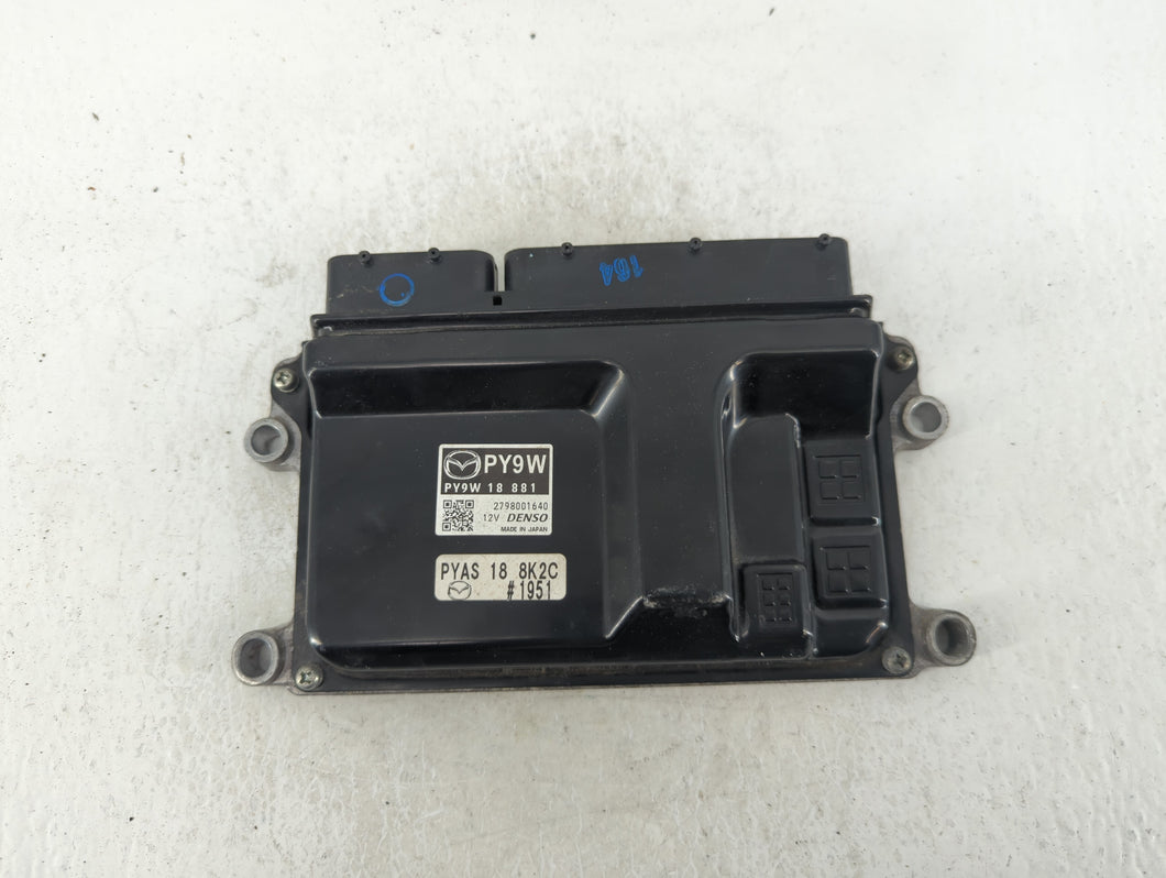 2016 Mazda Cx-5 PCM Engine Control Computer ECU ECM PCU OEM P/N:PY9W 18 881 PYAS 18 8K2C Fits Fits 2017 2018 OEM Used Auto Parts