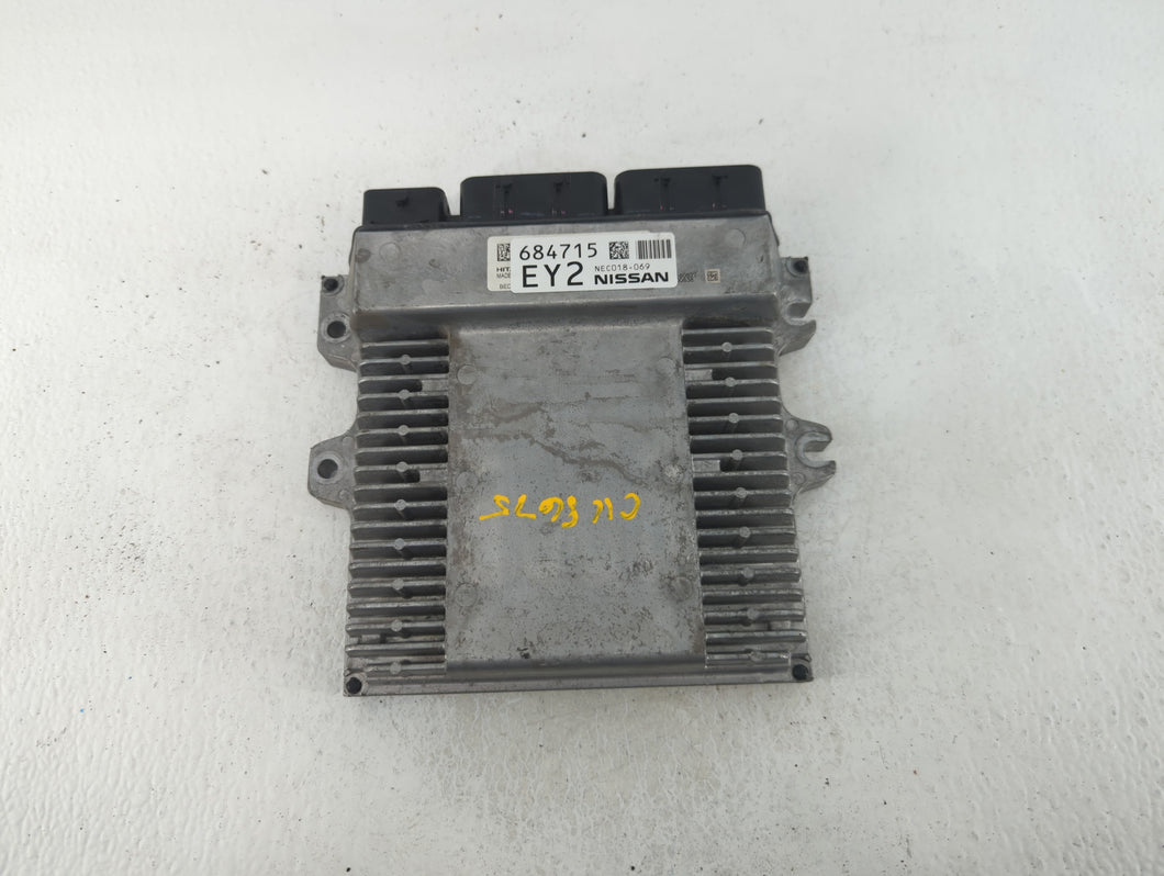 2017 Nissan Pathfinder PCM Engine Control Computer ECU ECM PCU OEM P/N:684715 EY2 NEC018-069 Fits OEM Used Auto Parts