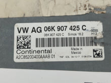 2018 Volkswagen Jetta PCM Engine Control Computer ECU ECM PCU OEM P/N:AG 06K 907 425 C Fits OEM Used Auto Parts