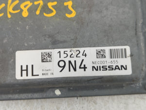 2013-2015 Nissan Rogue PCM Engine Control Computer ECU ECM PCU OEM P/N:15224 9N4 NEC001-655 Fits Fits 2013 2014 2015 OEM Used Auto Parts