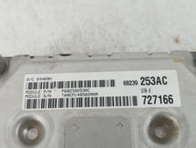 2015 Dodge Journey PCM Engine Control Computer ECU ECM PCU OEM P/N:68239253AC P05150923AB Fits OEM Used Auto Parts