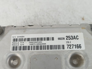 2015 Dodge Journey PCM Engine Control Computer ECU ECM PCU OEM P/N:68239253AC P05150923AB Fits OEM Used Auto Parts