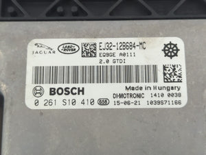 2014-2017 Land Rover Range Rover Evoque PCM Engine Control Computer ECU ECM PCU OEM P/N:0 261 S10 410 EJ32-12B684-MC Fits OEM Used Auto Parts