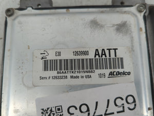 2011 Chevrolet Avalanche 1500 PCM Engine Control Computer ECU ECM PCU OEM P/N:E38 12639900 Fits OEM Used Auto Parts