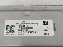 2015-2016 Chevrolet Tahoe PCM Engine Control Computer ECU ECM PCU OEM P/N:12669611 Fits Fits 2014 2015 2016 OEM Used Auto Parts