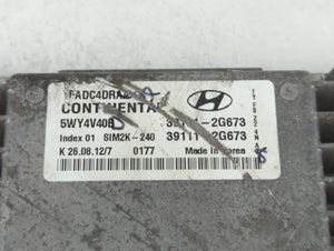 2011-2014 Hyundai Sonata PCM Engine Control Computer ECU ECM PCU OEM P/N:39101-2G673 Fits Fits 2011 2012 2013 2014 OEM Used Auto Parts