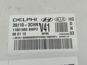 2012-2014 Hyundai Azera PCM Engine Control Computer ECU ECM PCU OEM P/N:39110-3CHN1 Fits Fits 2012 2013 2014 OEM Used Auto Parts