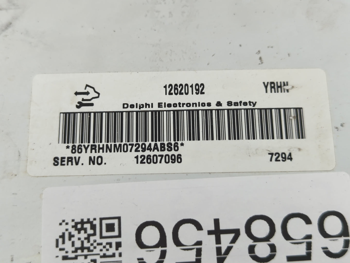 2008 Hummer H3 PCM Engine Control Computer ECU ECM PCU OEM P/N:12607096 12620192 Fits OEM Used Auto Parts - Oemusedautoparts1.com