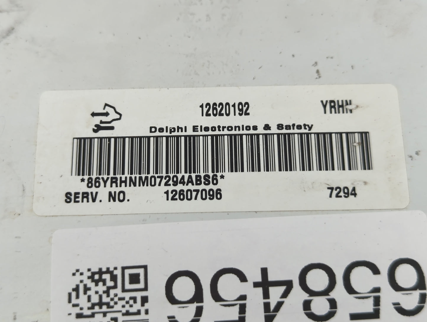 2008 Hummer H3 PCM Engine Control Computer ECU ECM PCU OEM P/N:12607096 12620192 Fits OEM Used Auto Parts - Oemusedautoparts1.com