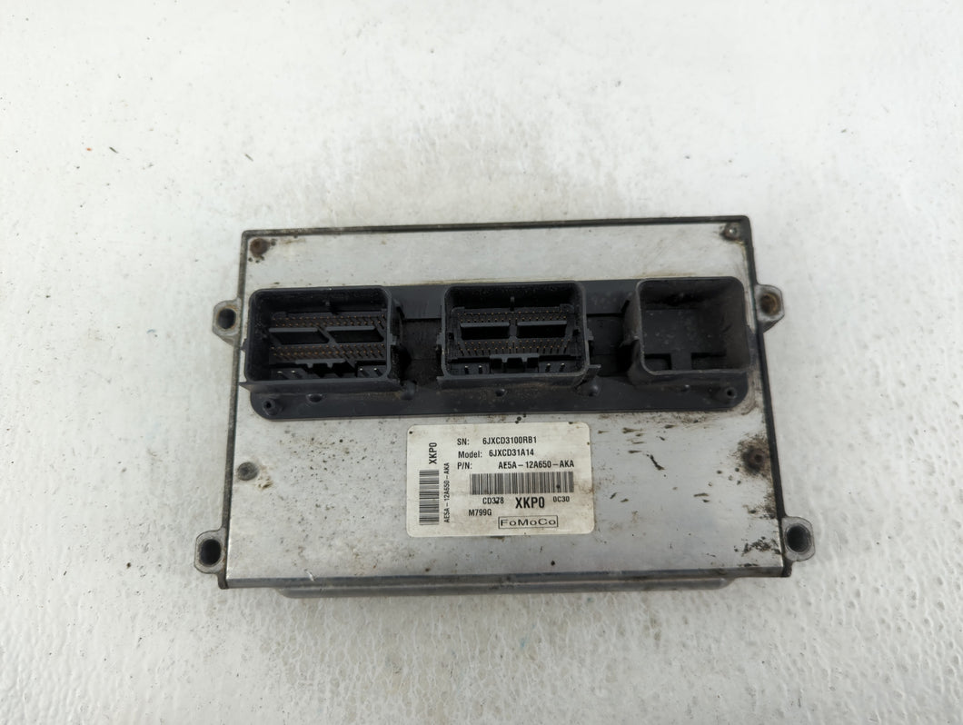 2010 Lincoln Mkz PCM Engine Control Computer ECU ECM PCU OEM P/N:AE5A-12A650-AKA Fits OEM Used Auto Parts