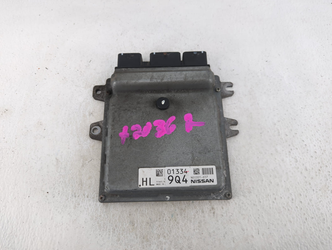 2013 Nissan Rogue PCM Engine Control Computer ECU ECM PCU OEM P/N:NEC001-657 013349Q4 Fits OEM Used Auto Parts