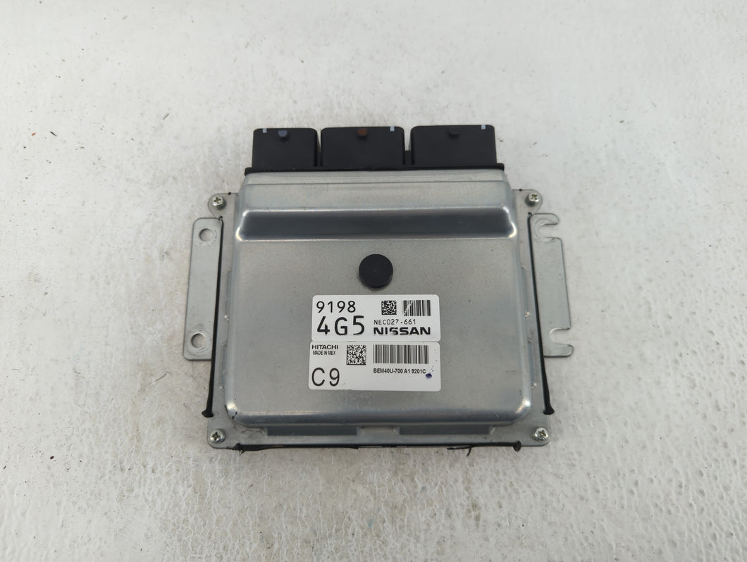 2018-2019 Nissan Sentra PCM Engine Control Computer ECU ECM PCU OEM P/N:NEC027-661 91984G5 Fits Fits 2018 2019 OEM Used Auto Parts