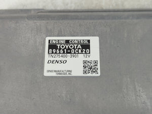 2011 Toyota Tundra PCM Engine Control Computer ECU ECM PCU OEM P/N:89661-0CK20 Fits OEM Used Auto Parts