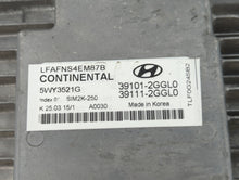 2015-2017 Hyundai Sonata PCM Engine Control Computer ECU ECM PCU OEM P/N:39101-2GGL0 Fits Fits 2015 2016 2017 OEM Used Auto Parts