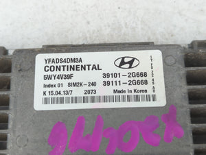 2011-2014 Hyundai Sonata PCM Engine Control Computer ECU ECM PCU OEM P/N:39111-2G668 39101-2G668 Fits Fits 2011 2012 2013 2014 OEM Used Auto Parts